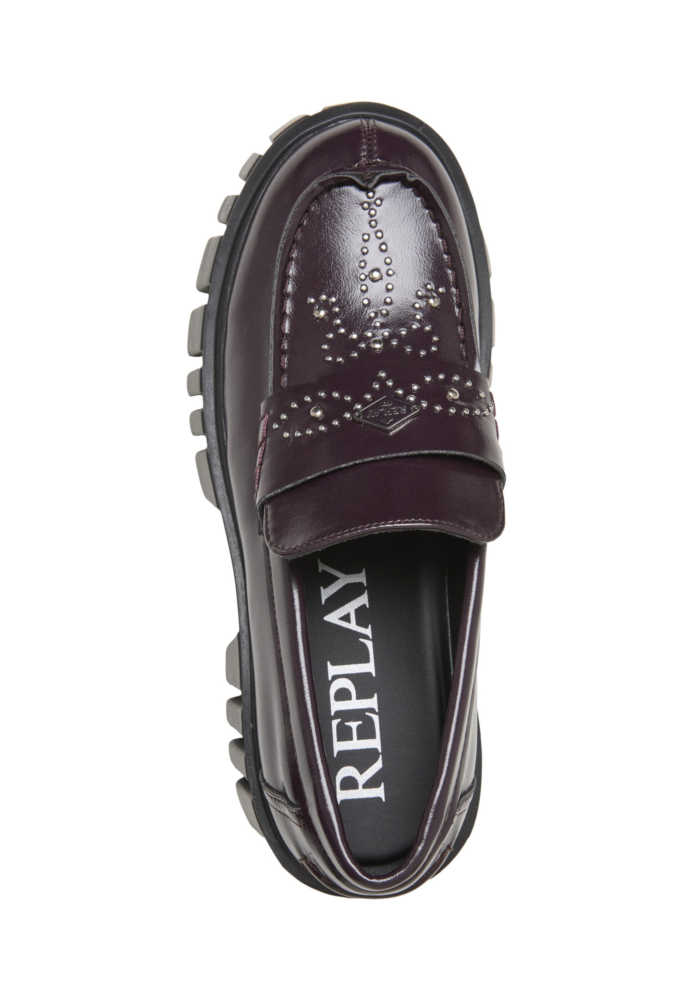 REPLAY - Sapato Slip-on 'Judy' em vermelho