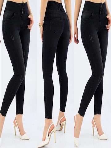 JANE's Regular Broek in Zwart: voorkant