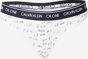 Calvin Klein Underwear - Tanga en blanco: frente