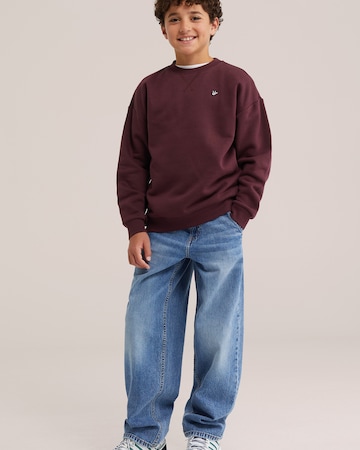 WE Fashion Sweatshirt in Rood