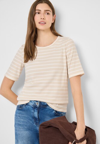 CECIL T-Shirt in Beige: Vorderseite