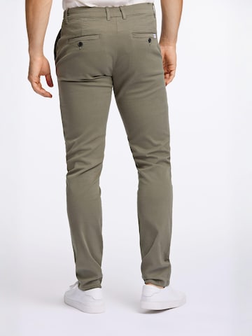 Coupe slim Pantalon chino Lindbergh en vert