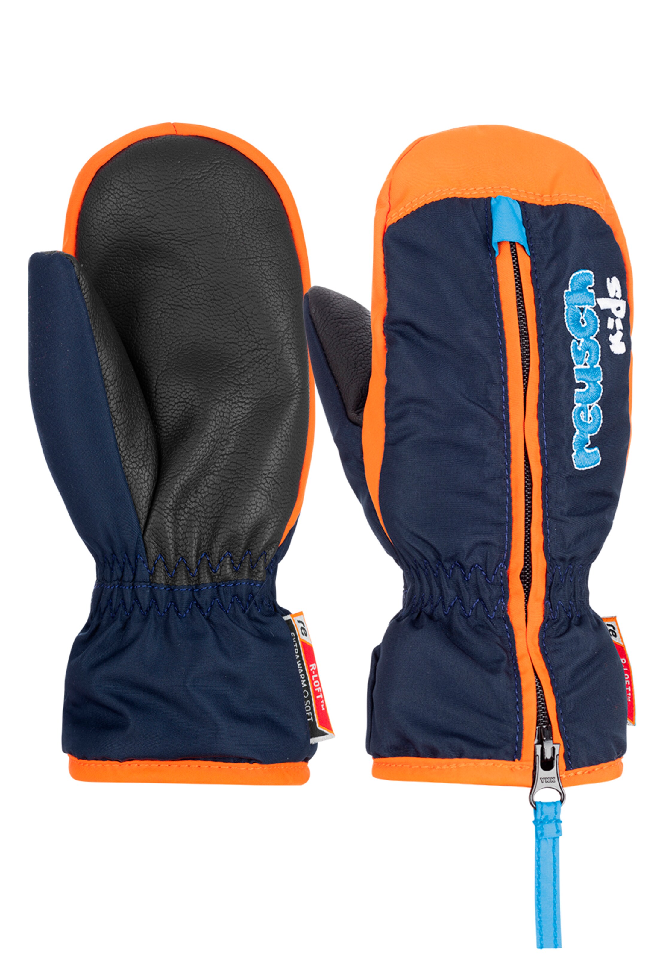 REUSCH Sporthandschoenen 'Ben Mitten' in Blauw: voorkant