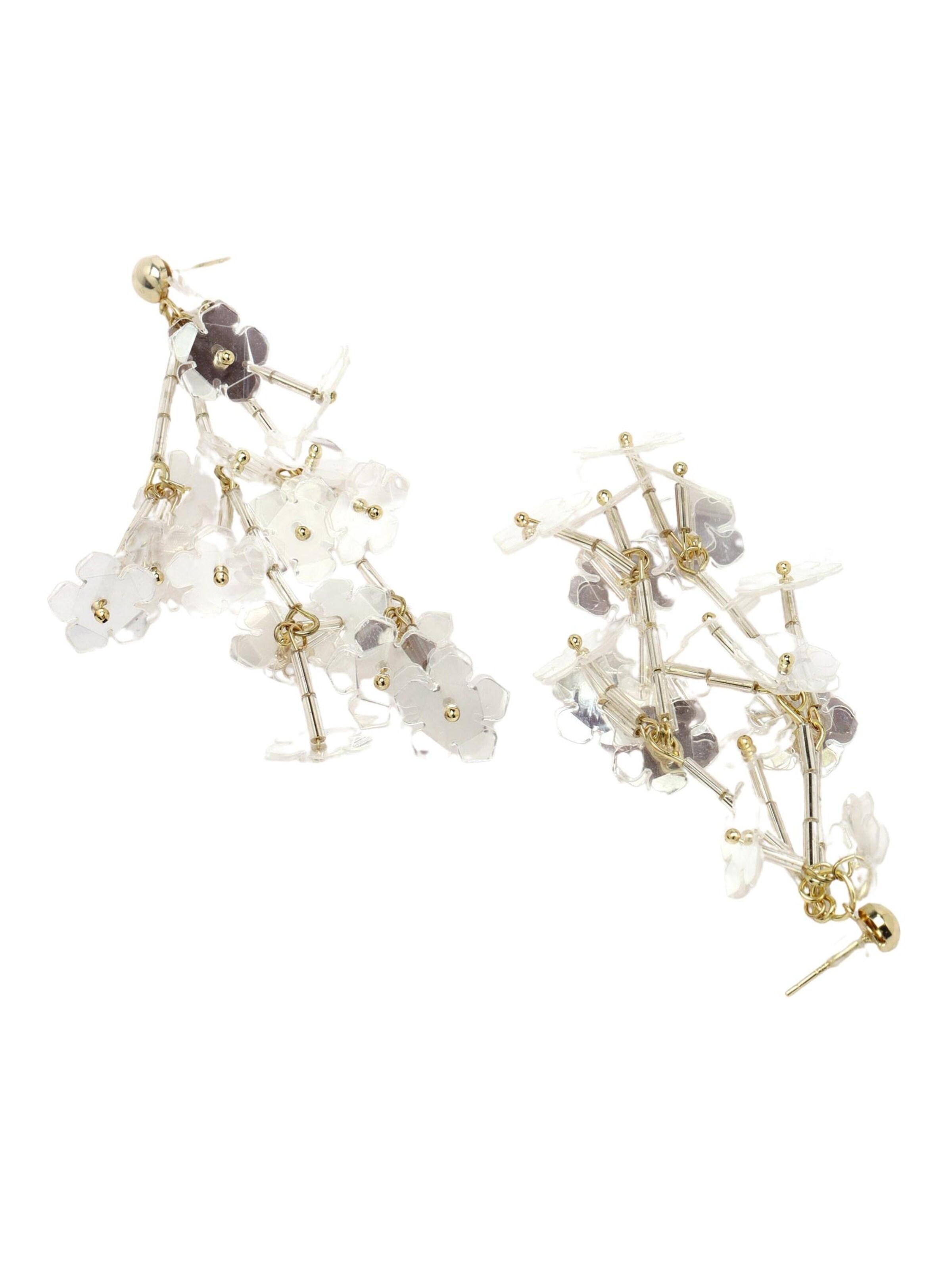 Orecchini 'Erikaa' di AVANT-GARDE PARIS in bianco