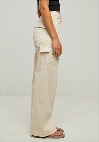 Wide leg Pantaloni cargo di Urban Classics in beige