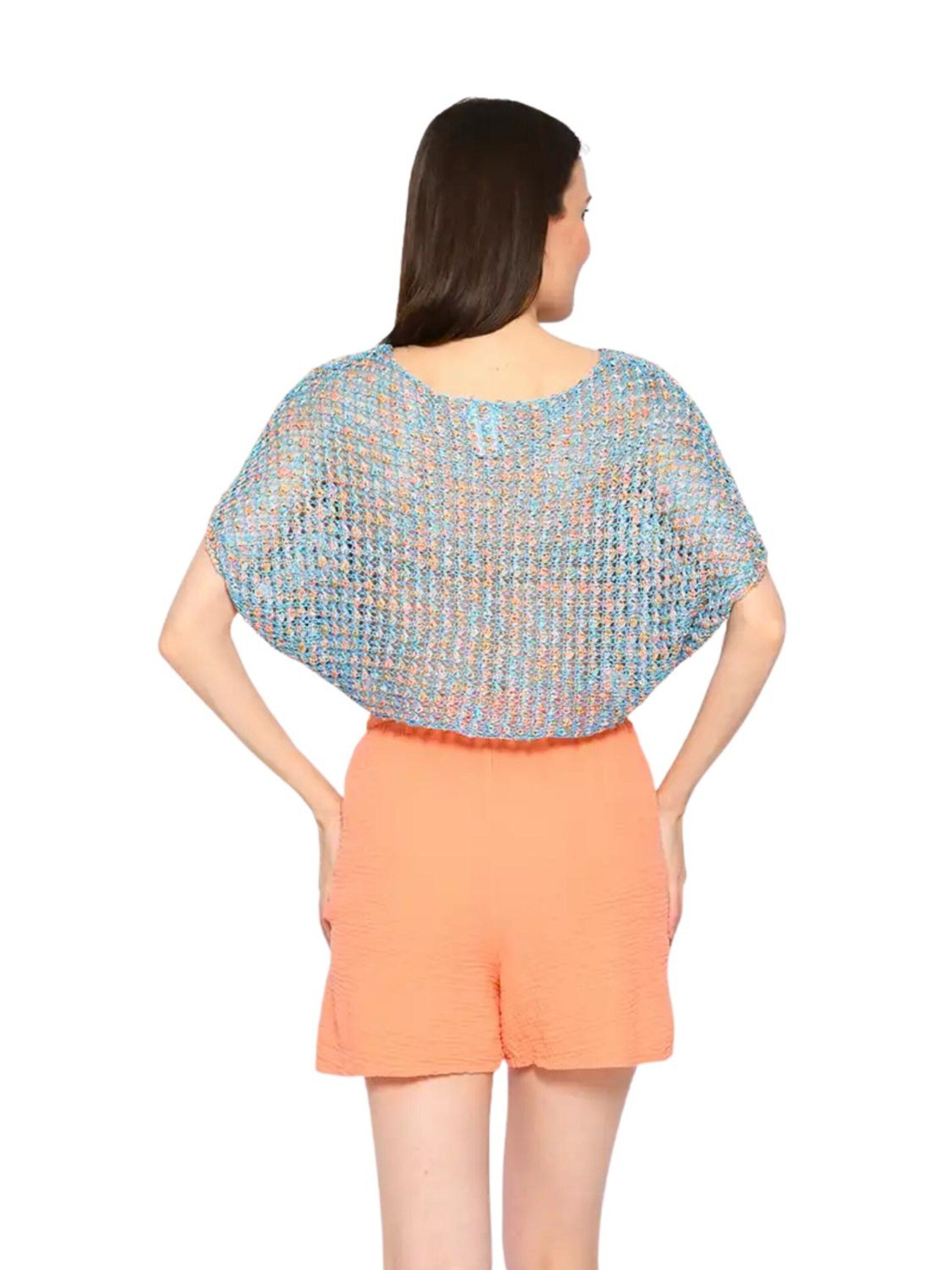 Süel knitwear - Top de punto 'Summer 3D' en azul