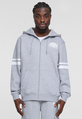 SOUTHPOLE Sweat jacket in Grey: front