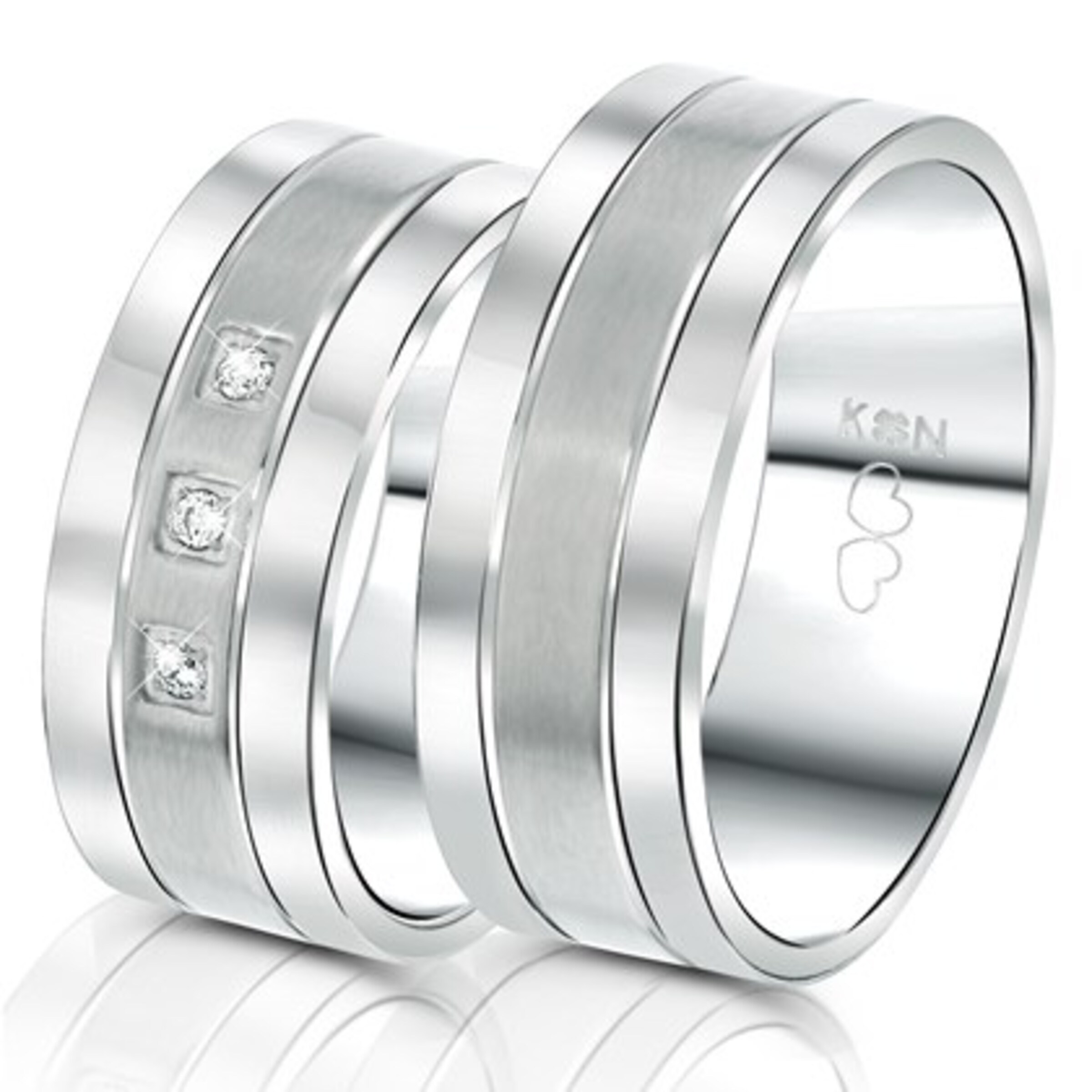 Lucardi Ring in Silver