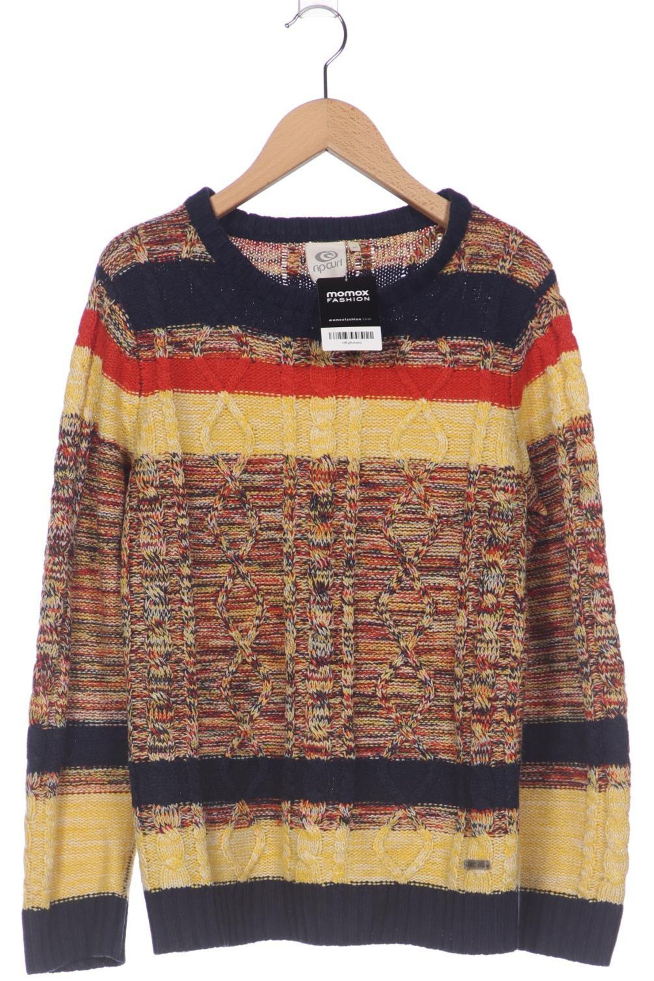 RIP CURL Pullover XS in Gelb: Vorderseite