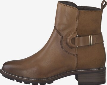 TAMARIS Ankle Boots in Brown