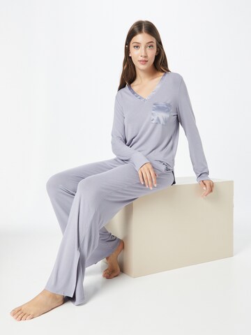 TRIUMPH Pizsama nadrágok 'Body Make Up Patchwork' - szürke