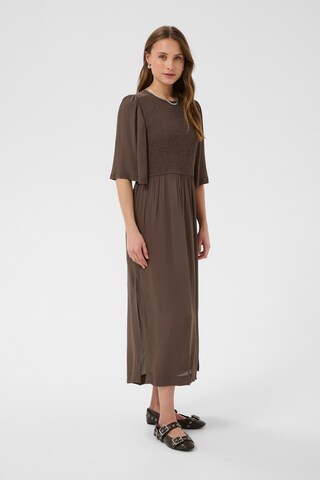 SAINT TROPEZ Dress 'Shakti' in Brown: front
