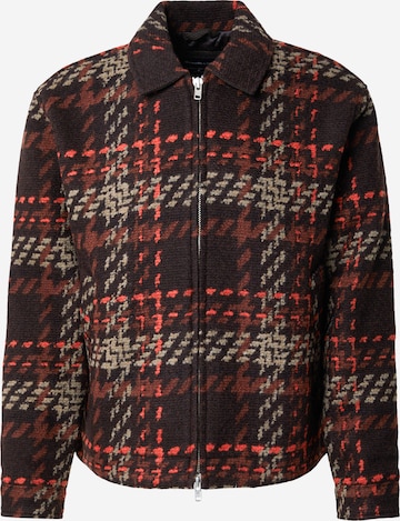 Abercrombie & Fitch - Chaqueta de entretiempo en marrón: frente