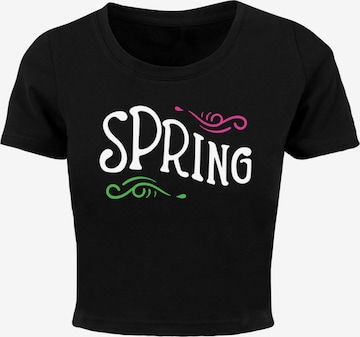 Merchcode Shirt 'Spring' in Black: front