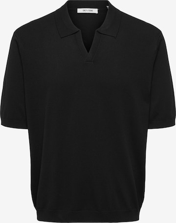 Only & Sons Trui in Zwart: voorkant
