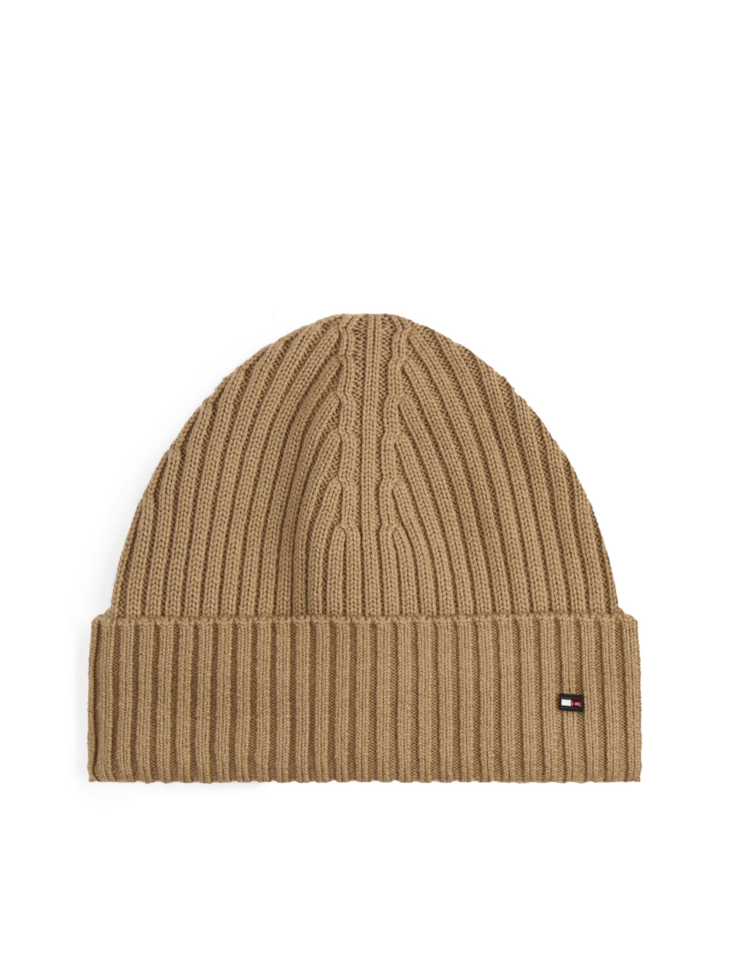 TOMMY HILFIGER Шапка в Бежевый: спереди