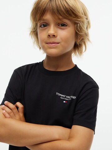 TOMMY HILFIGER Shirt 'Essential' in Zwart