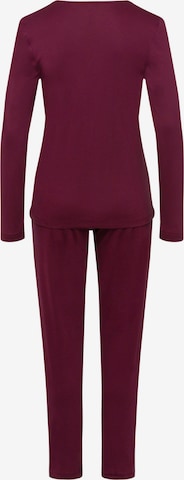 Pyjama ' Joela ' Hanro en rouge