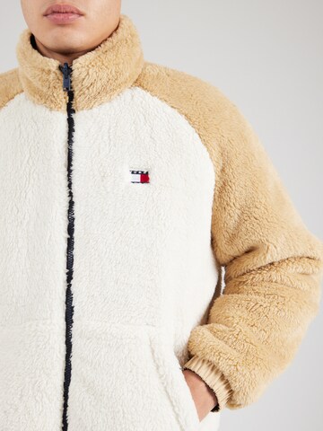 Giacca di pile di Tommy Jeans in beige