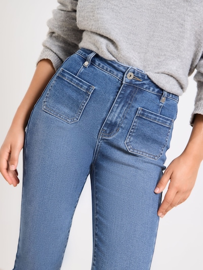 self. Jeans in de kleur Blauw denim, Productweergave