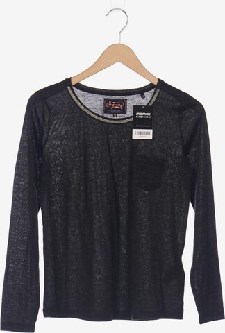 Superdry Langarmshirt S in Schwarz: predná strana