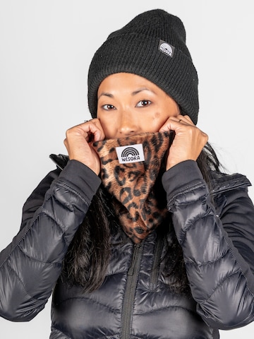 WESORA GmbH Schlauchschal 'Premium Kunstfell Neckwarmer' in Braun