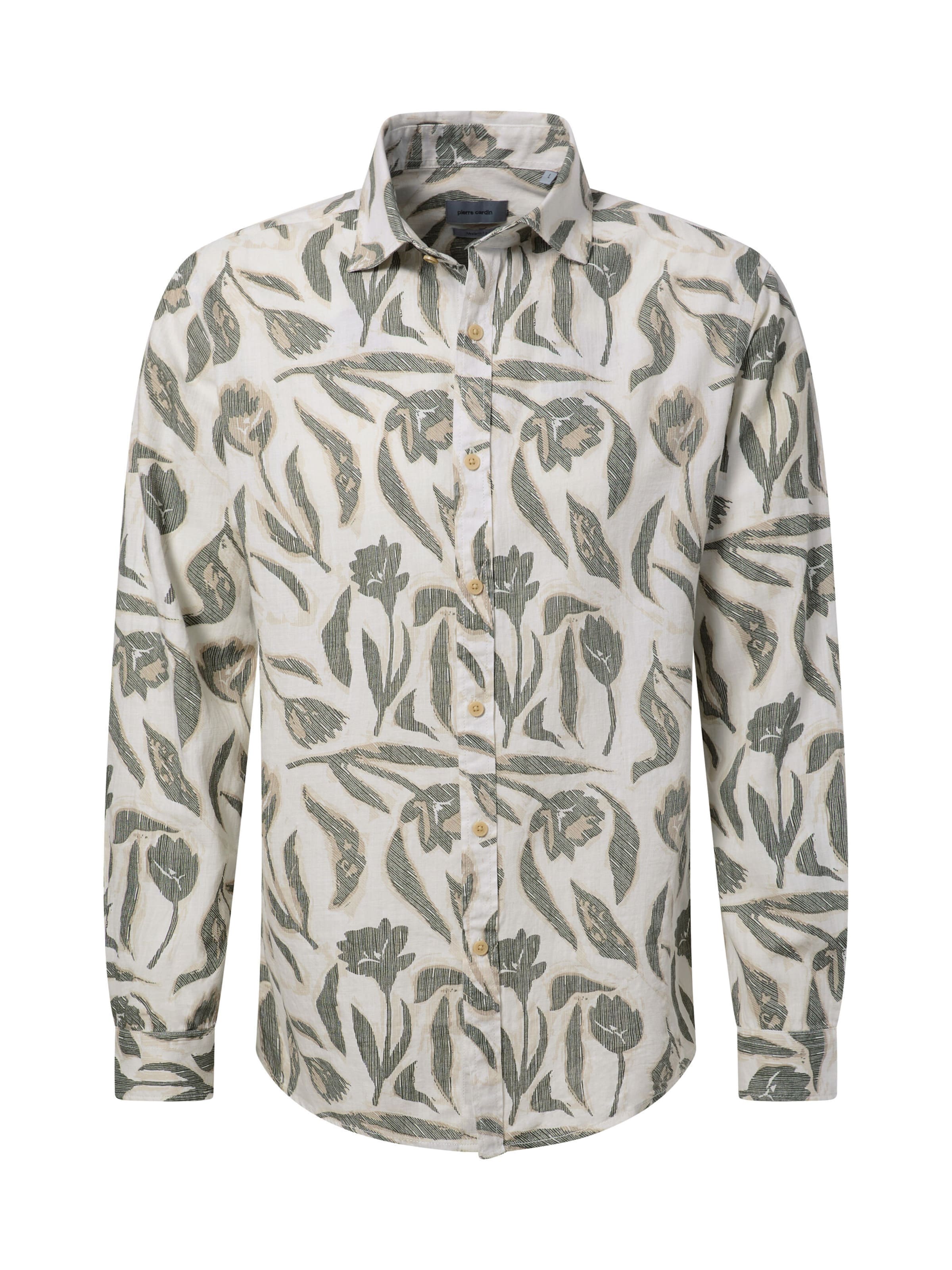 Chemise PIERRE CARDIN en vert : devant