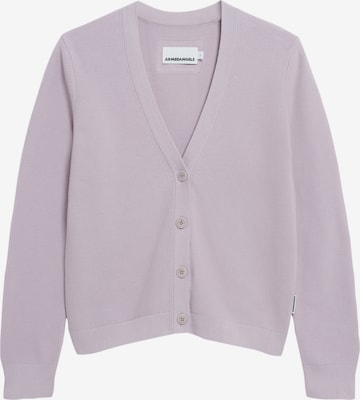 Cardigan ARMEDANGELS en violet : devant