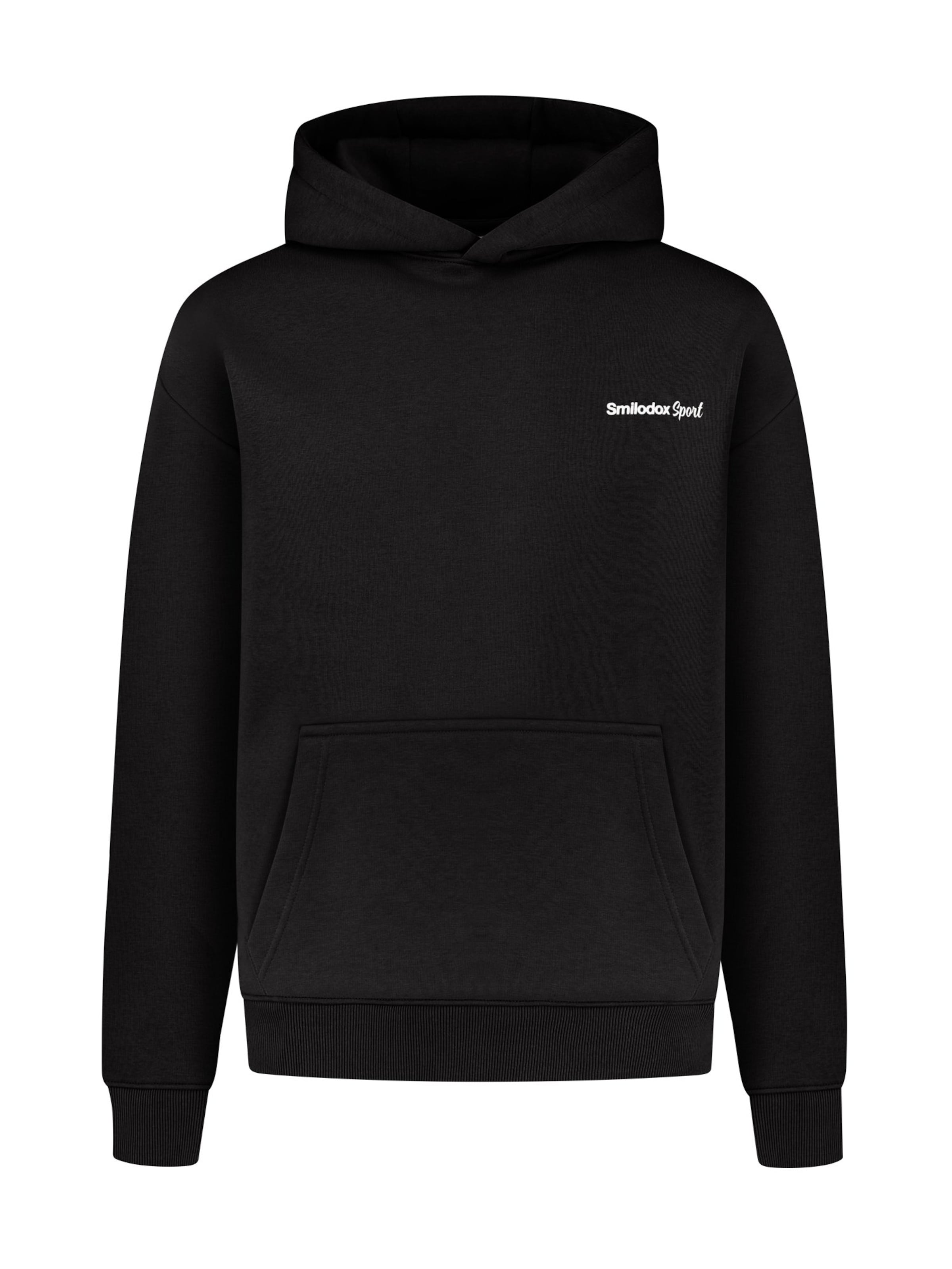 Veste de survêtement 'Fortes' Smilodox en noir : devant