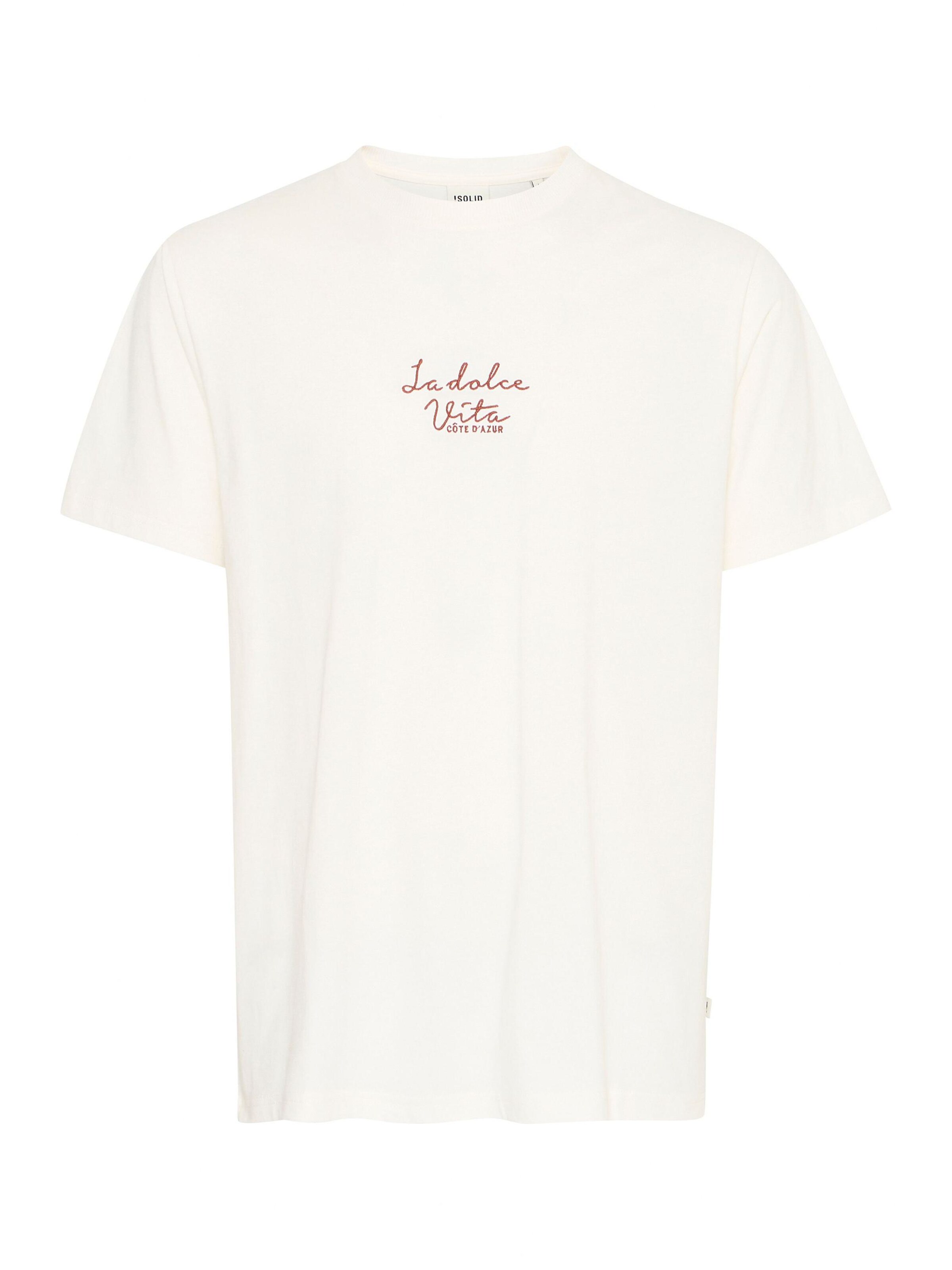 Maglietta ' SDPEDRO ' di !Solid in bianco: frontale