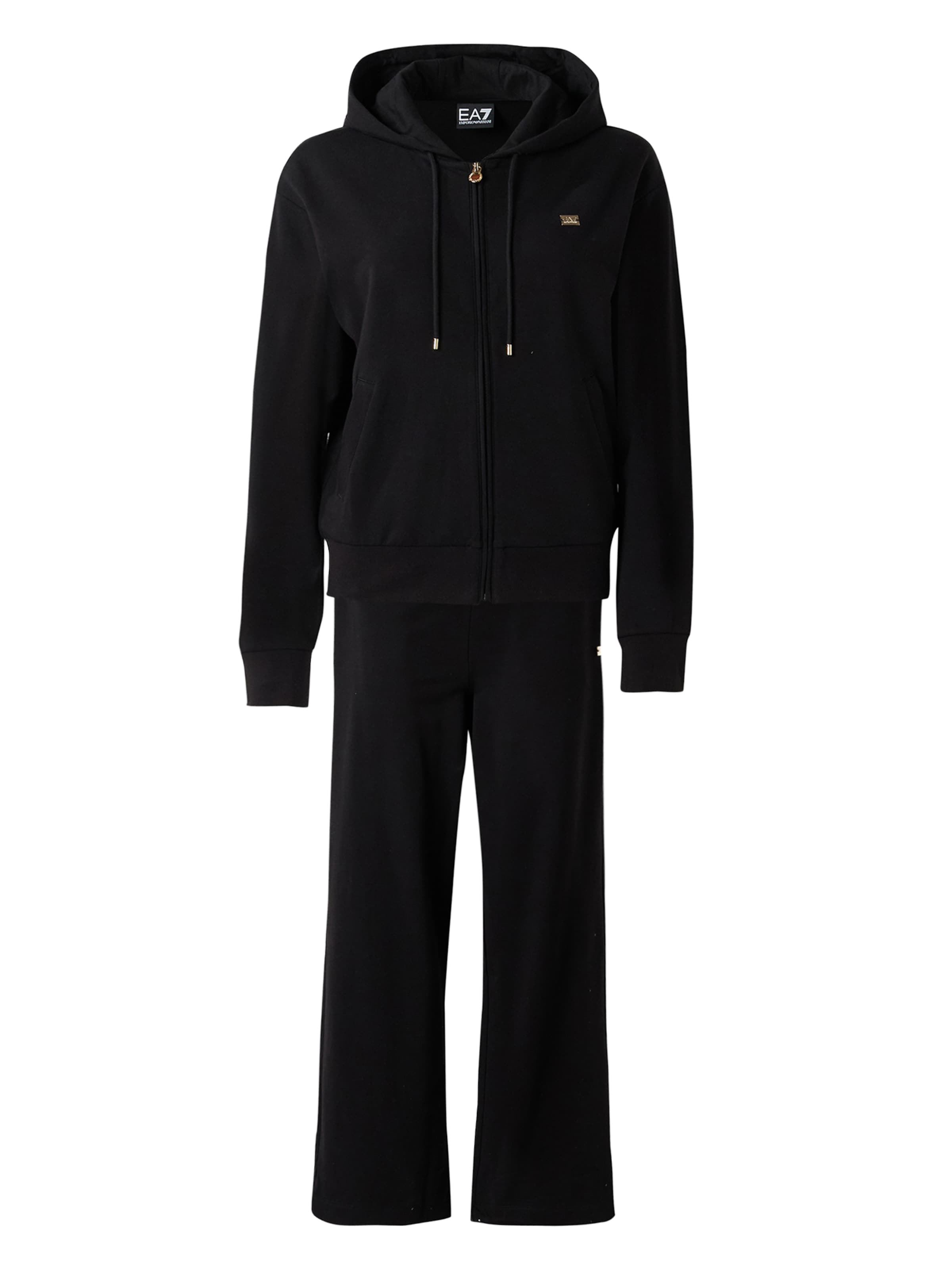 EA7 Emporio Armani Juoksupuku värissä musta: etupuoli