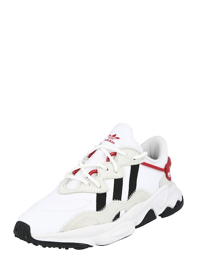 ADIDAS ORIGINALS Sneaker 'Ozweego' in beige / rot / schwarz / weiß