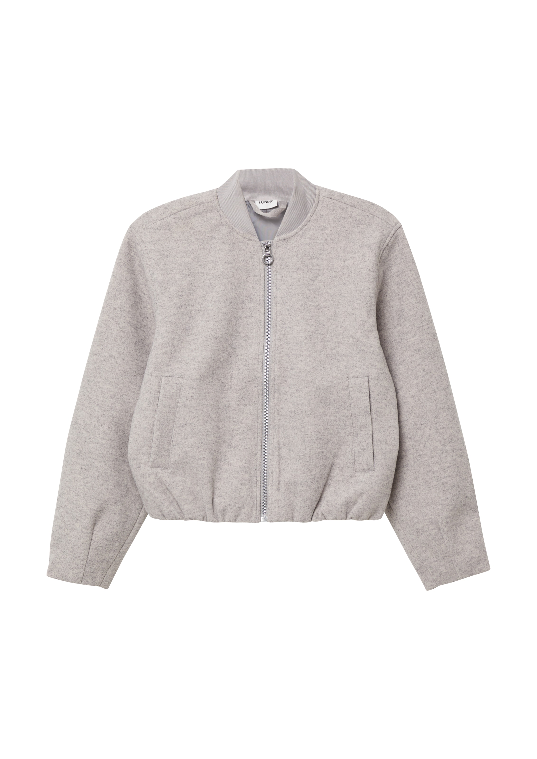 Veste de survêtement s.Oliver en gris : devant