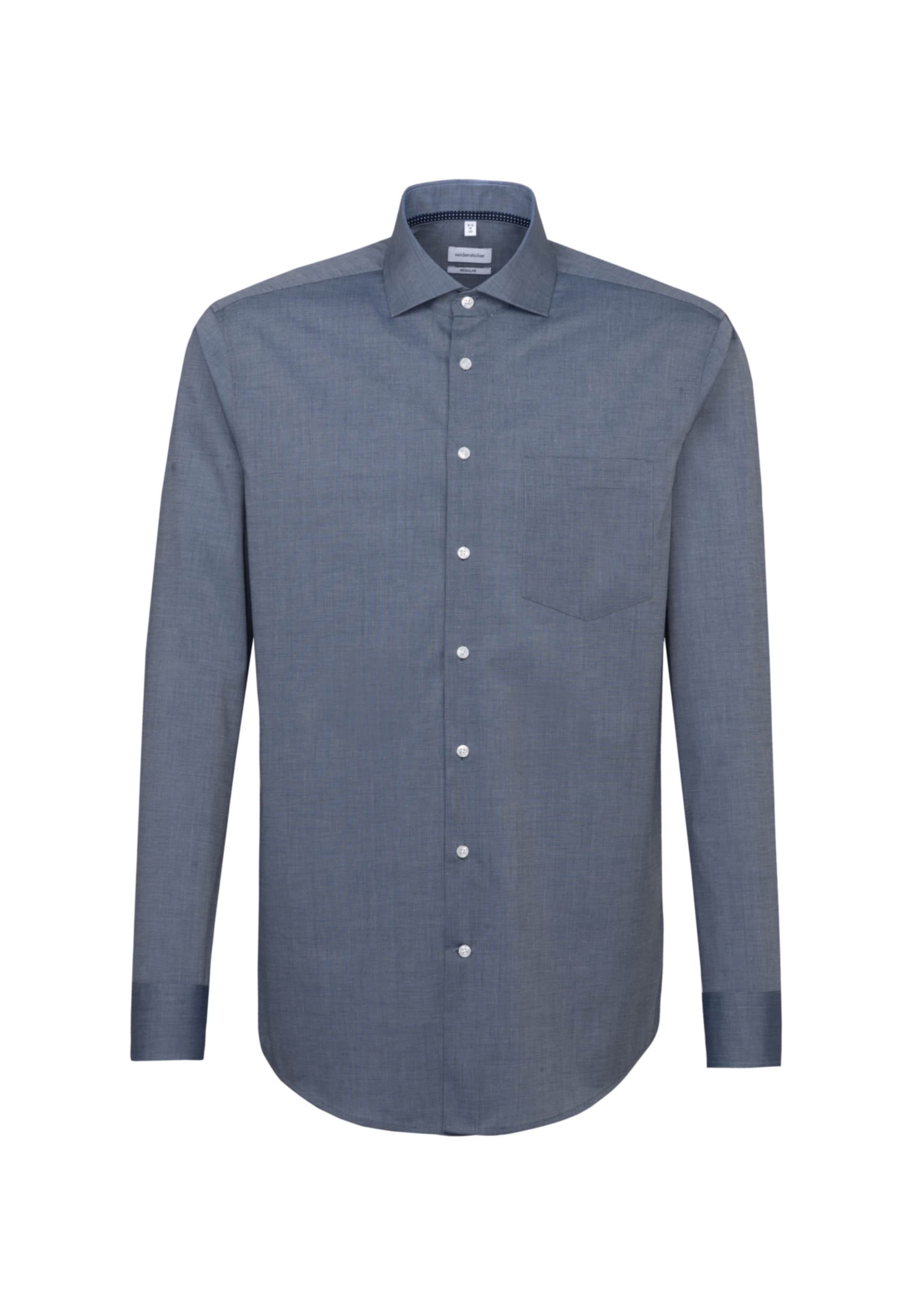SEIDENSTICKER Regular fit Business shirt in Blue: front