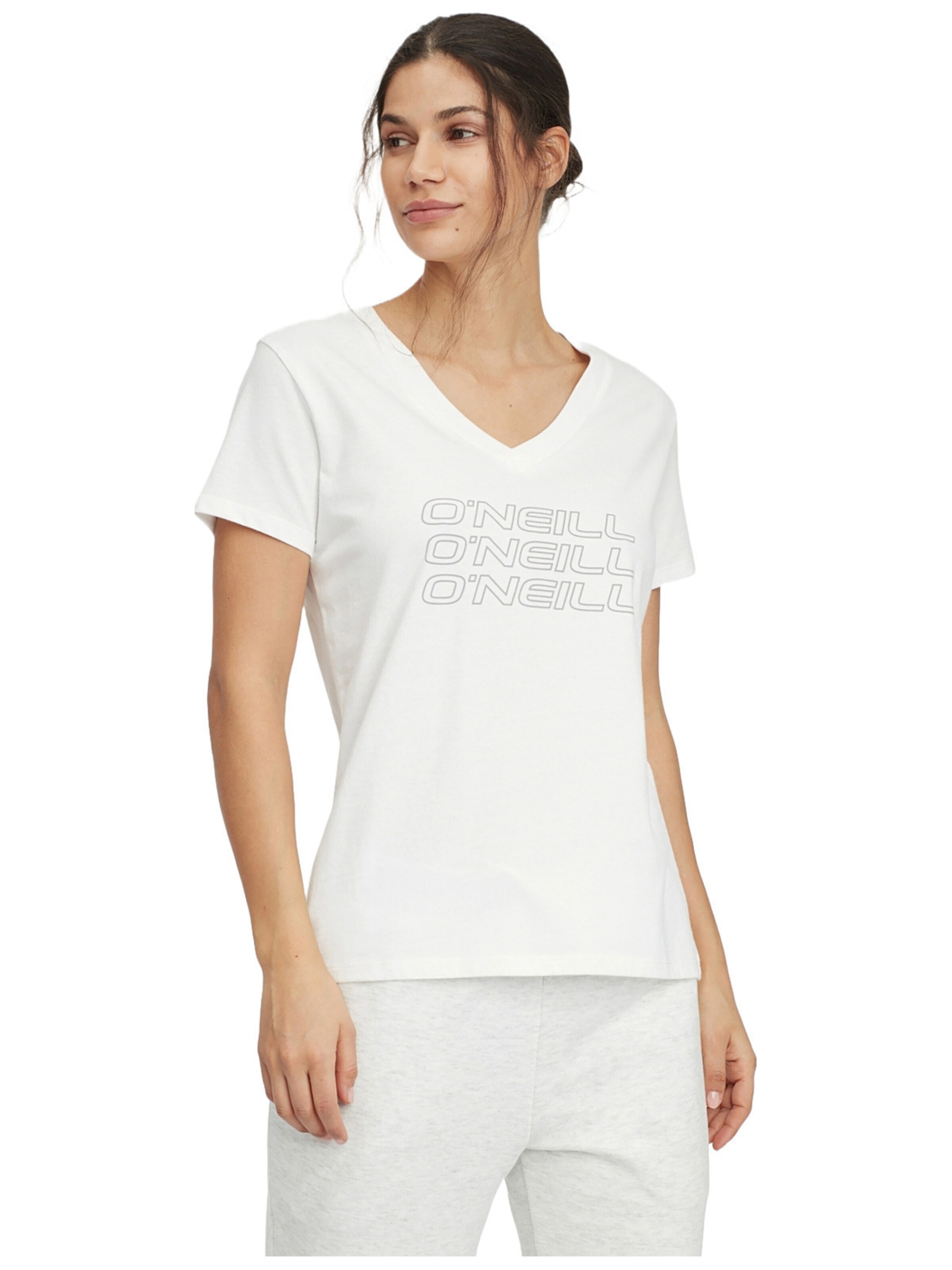 T-shirt 'O'Neill Triple Stack' O'NEILL en blanc : devant