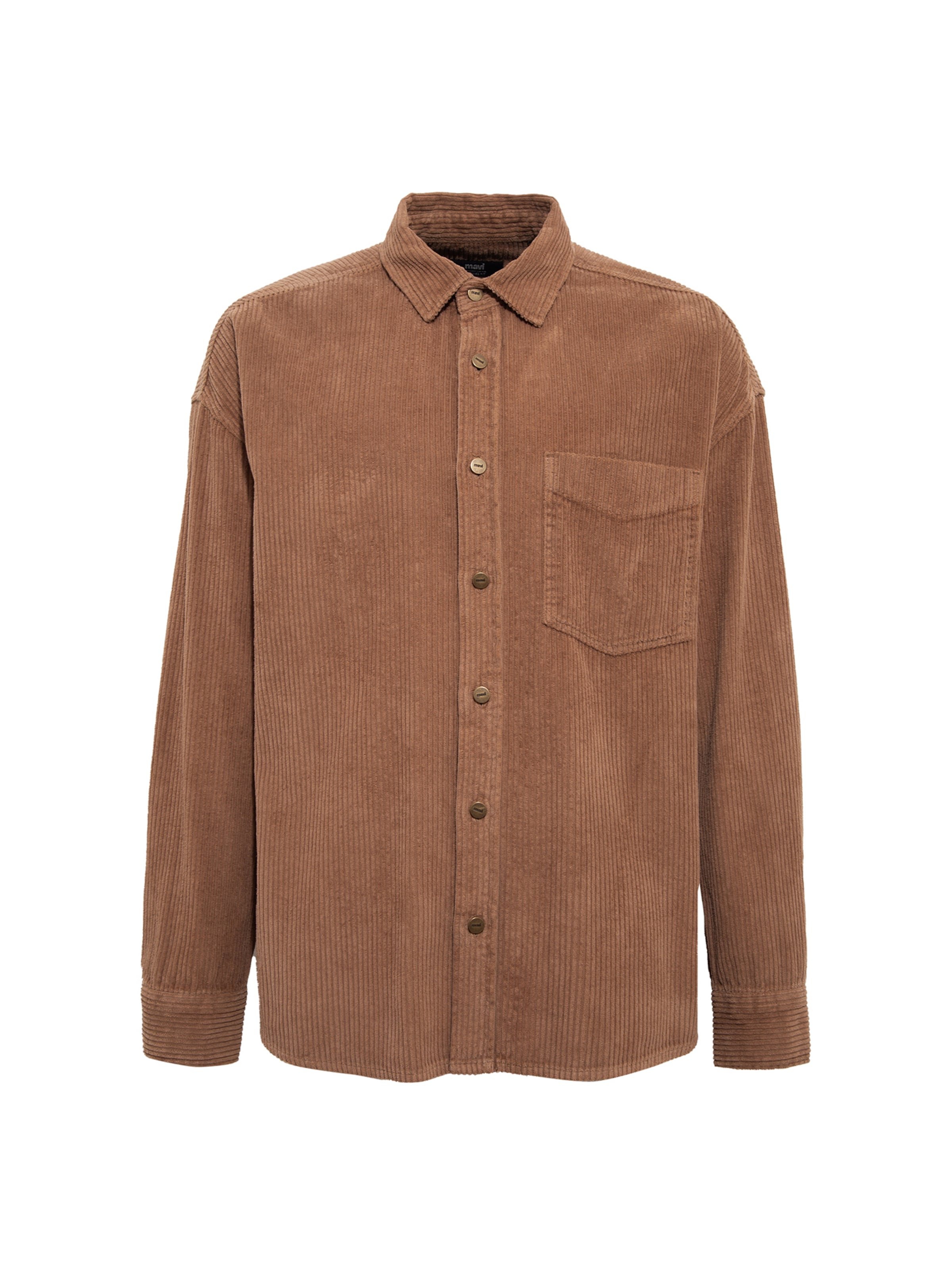 Mavi Shirt in Brown: front