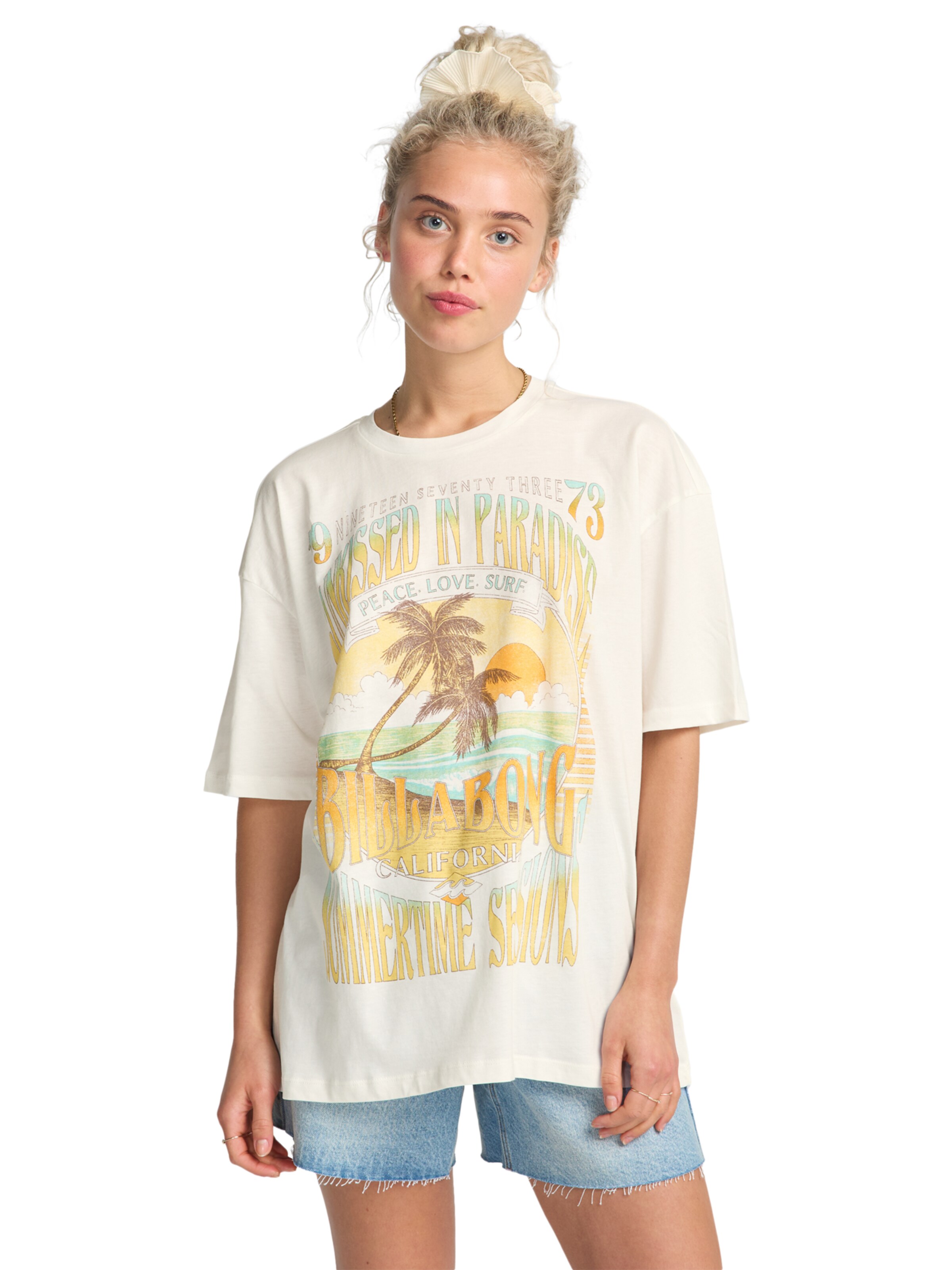 BILLABONG Shirt 'Sunset Mindset' in White: front
