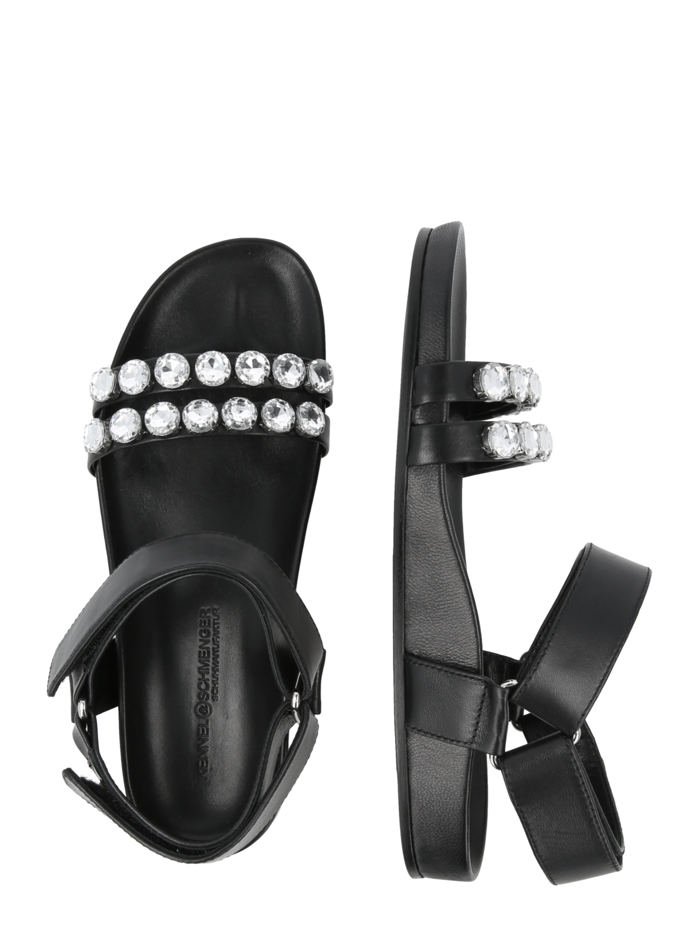 Sandale 'LOVE' de la Kennel & Schmenger pe negru