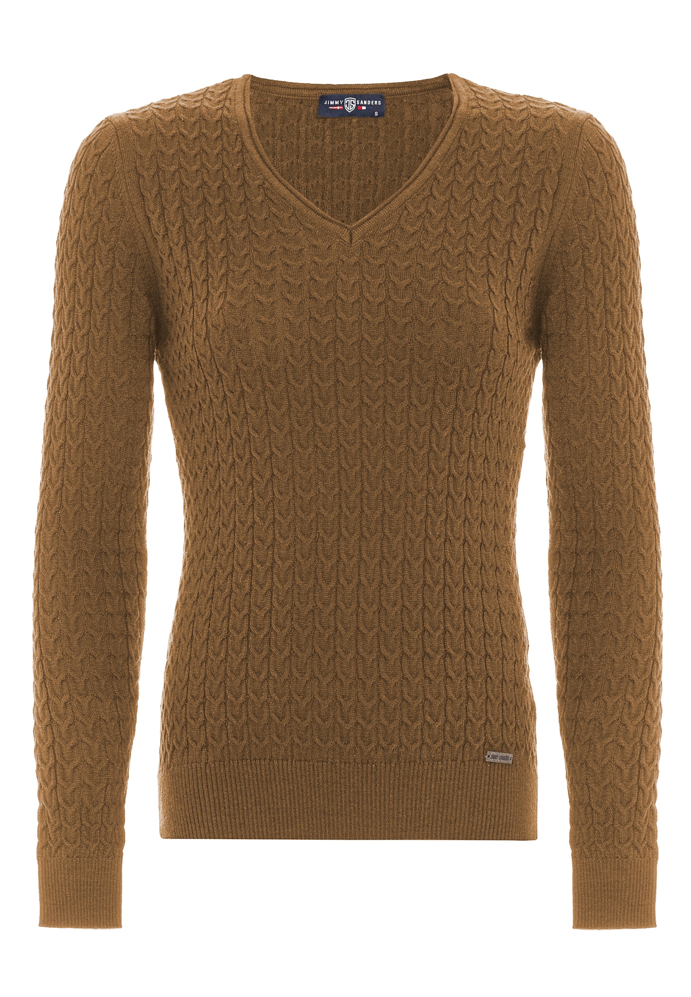 Jimmy Sanders Pullover in Beige: Vorderseite