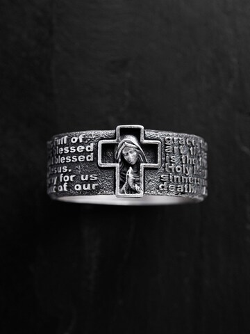 REYTEL Ring 'PRAYER TO HAIL M.' in Silber