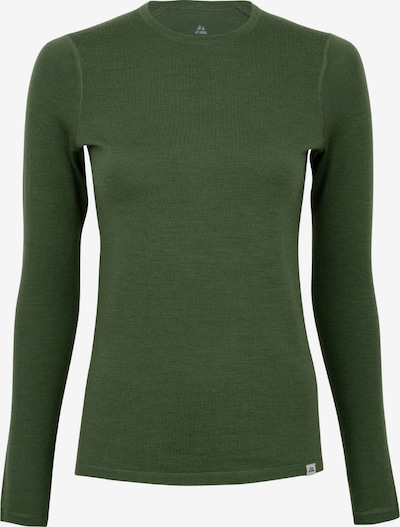 DANISH ENDURANCE Funktionsshirt 'Women's Merino Long Sleeved Shirt' in grün, Produktansicht