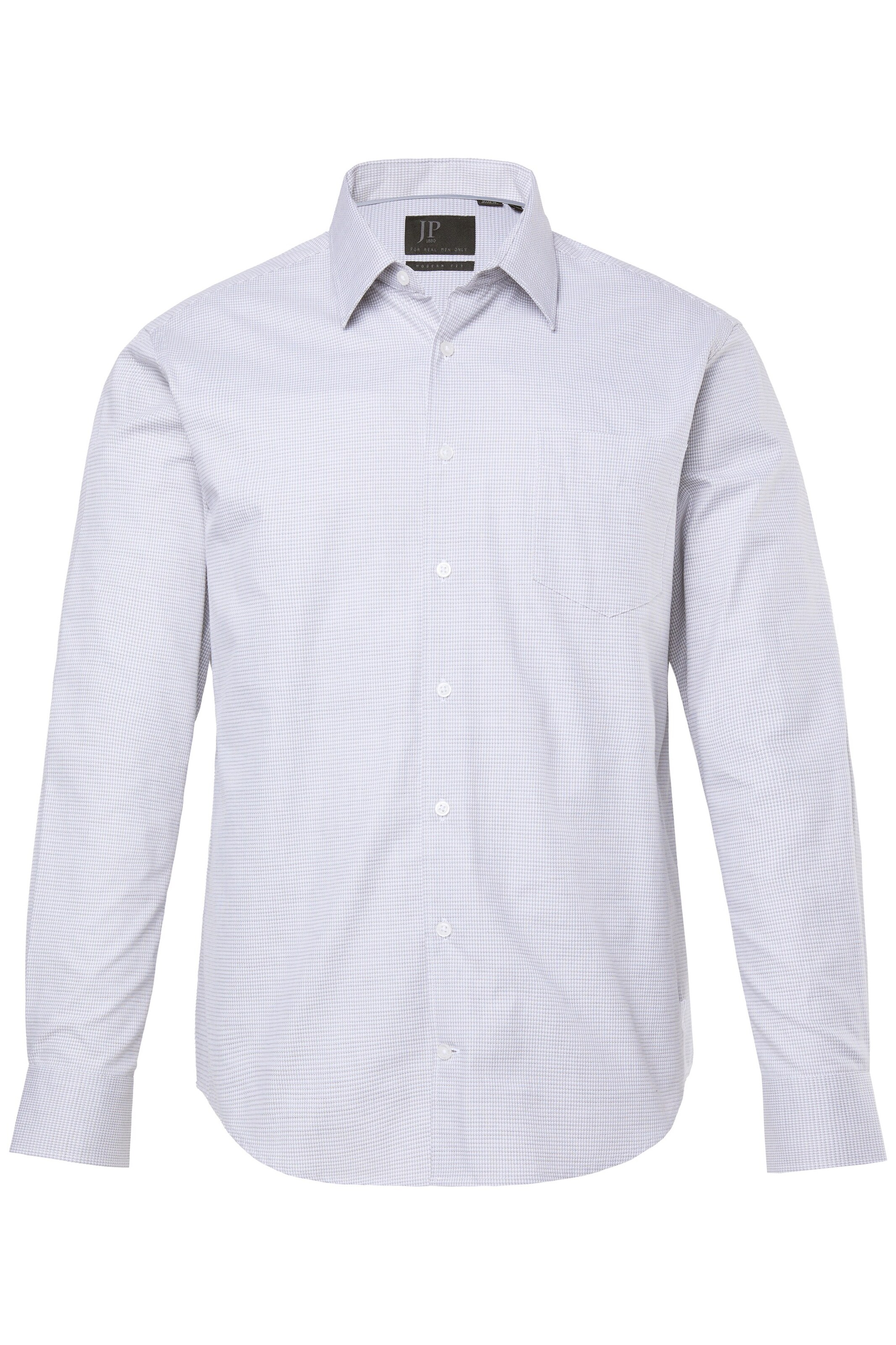 JP1880 Regular fit Button Up Shirt in Grey: front