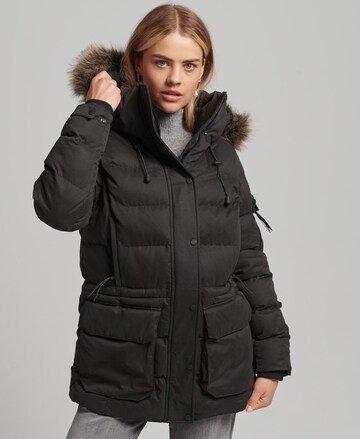 Superdry Winter jacket in Black: front