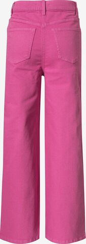 s.Oliver - Perna larga Calças de ganga em rosa