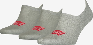 LEVI'S ® Дамски чорапи тип терлици в сиво: отпред