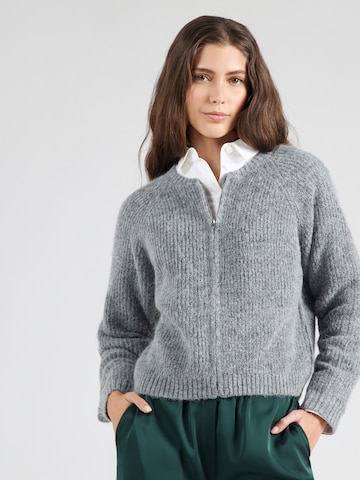ABOUT YOU Вязаная кофта 'Lacey' в Серый: спереди