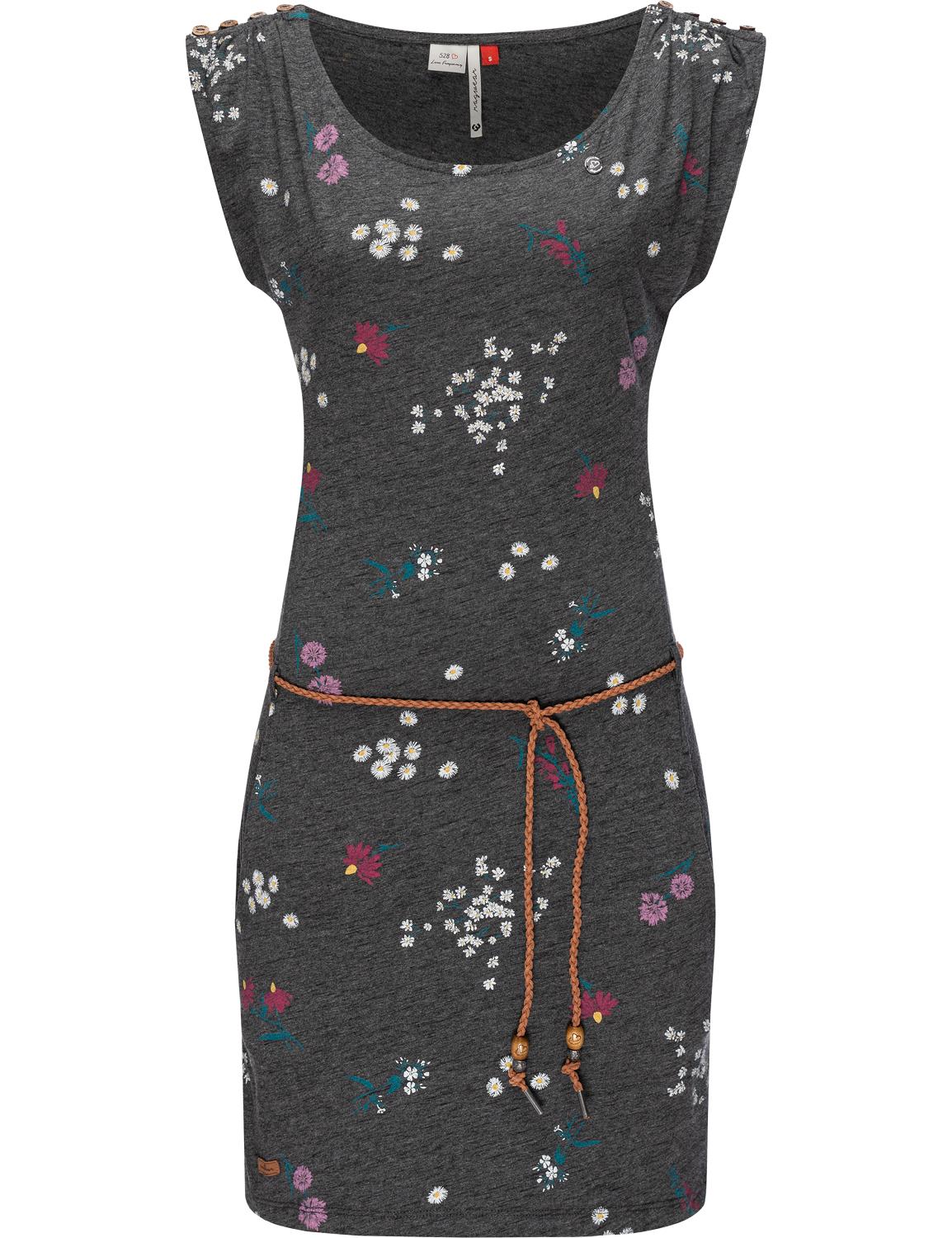 CYjni Plus size Ragwear Letnia sukienka Chego w kolorze Ciemnoszarym 
