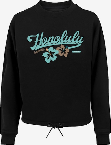 F4NT4STIC Sweatshirt 'Honolulu' in Black: front