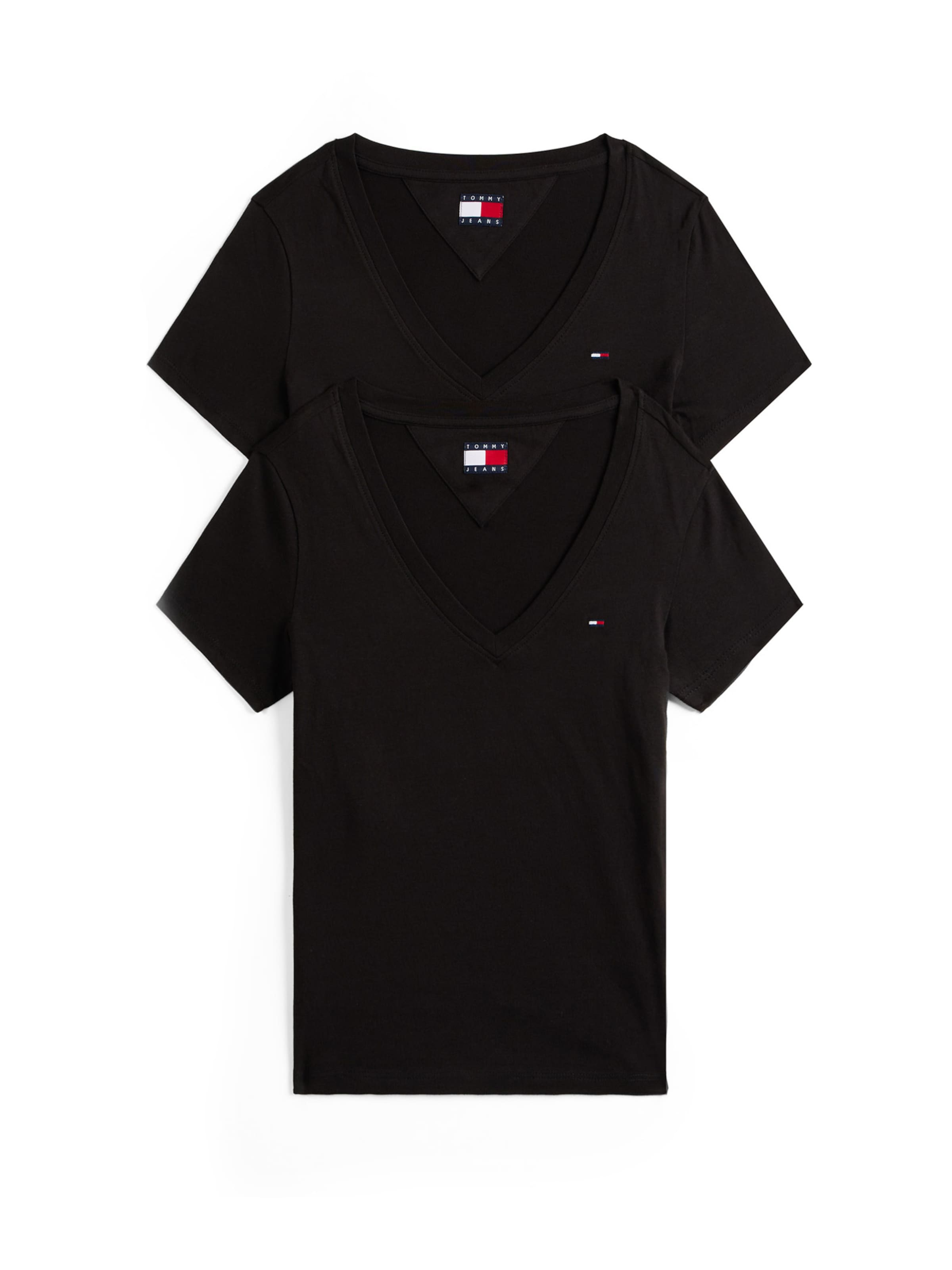 Tommy Jeans Tričko - Čierna: predná strana