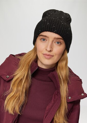s.Oliver BLACK LABEL Beanie in Black